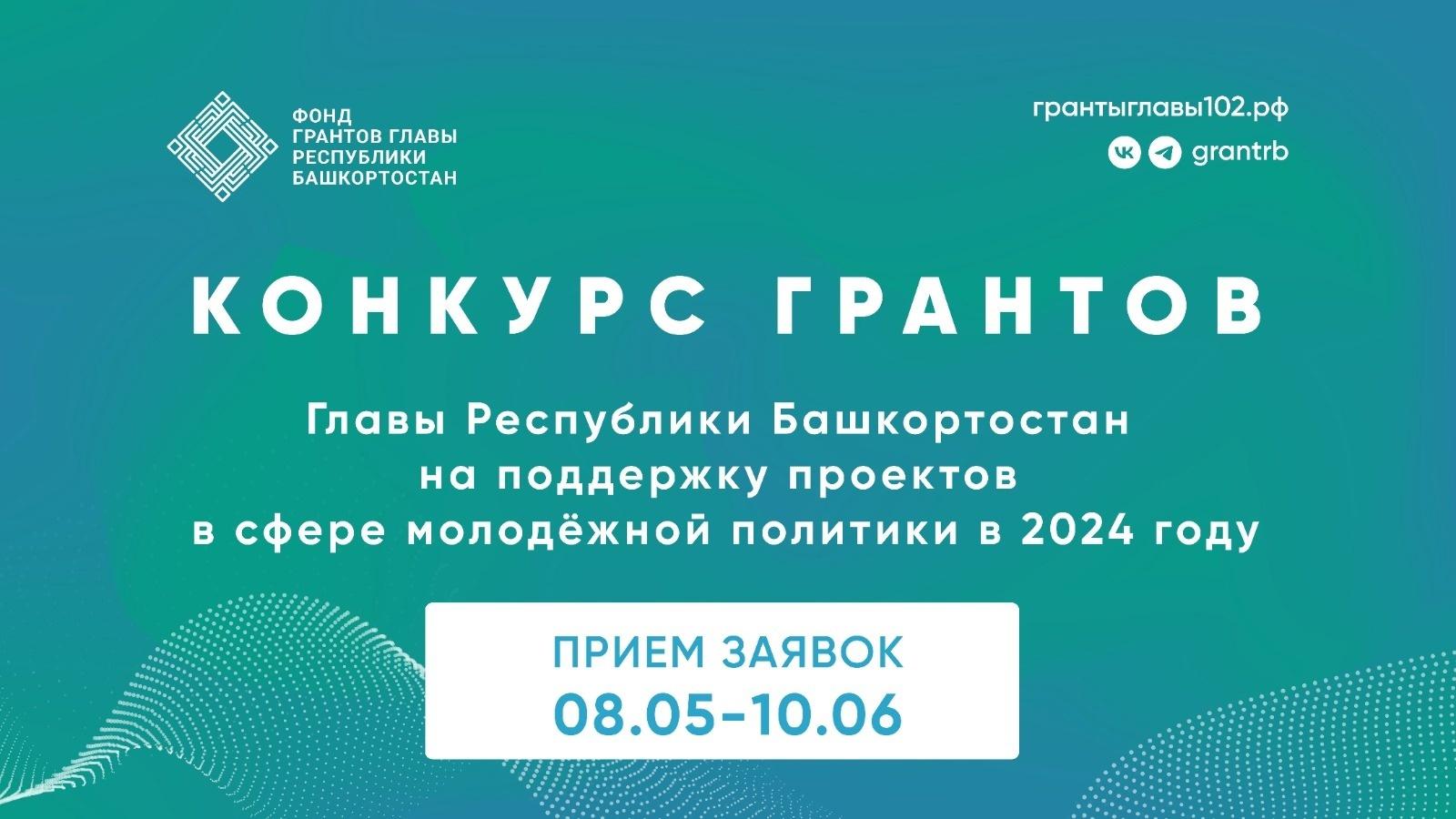 Cтартовал конкурс грантов Главы Республики Башкортостан на поддержку проектов в сфере молодежной политики в 2024 году